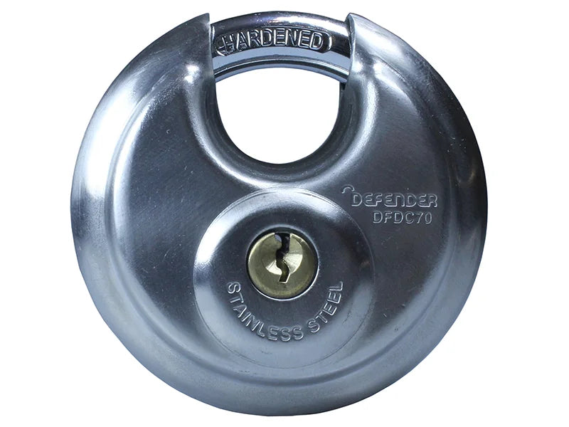 DEFENDER Diskus® Padlock Twin Pack 70mm - DFDC70T