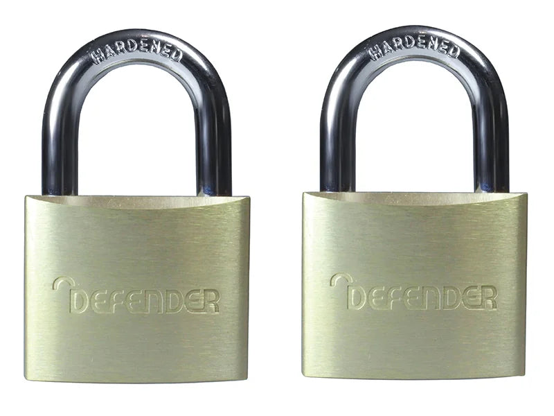 Defender Padlock Aluminium 40mm x 2 DFAL4T - DFAL4T