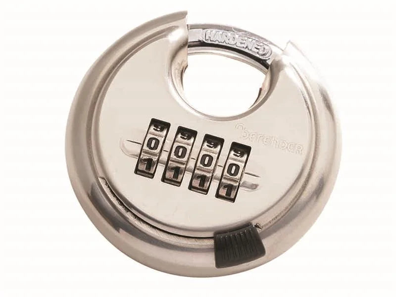 DEFENDER Diskus Combination Padlock 70mm - DFDC70 COMBI