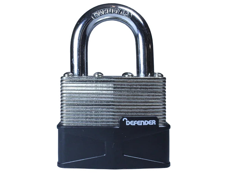 DEFENDER Laminated Padlock 50mm Keyed Alike - DFLAM50 KA1