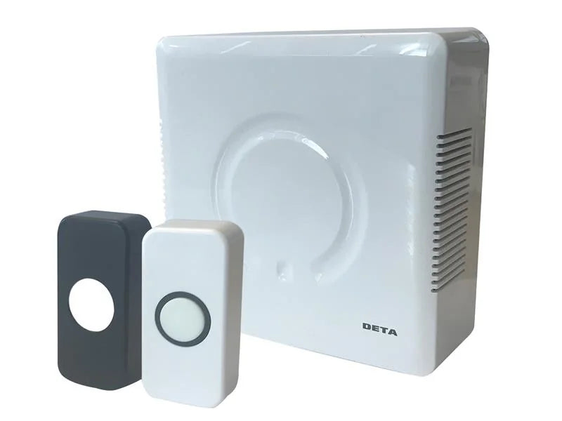 Deta Vimark Wired Door Bell Chime and Push Kit - C3504