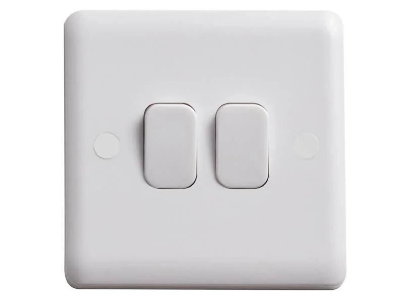 Deta Vimark Light Switch 2-Gang 2-Way - VC1204
