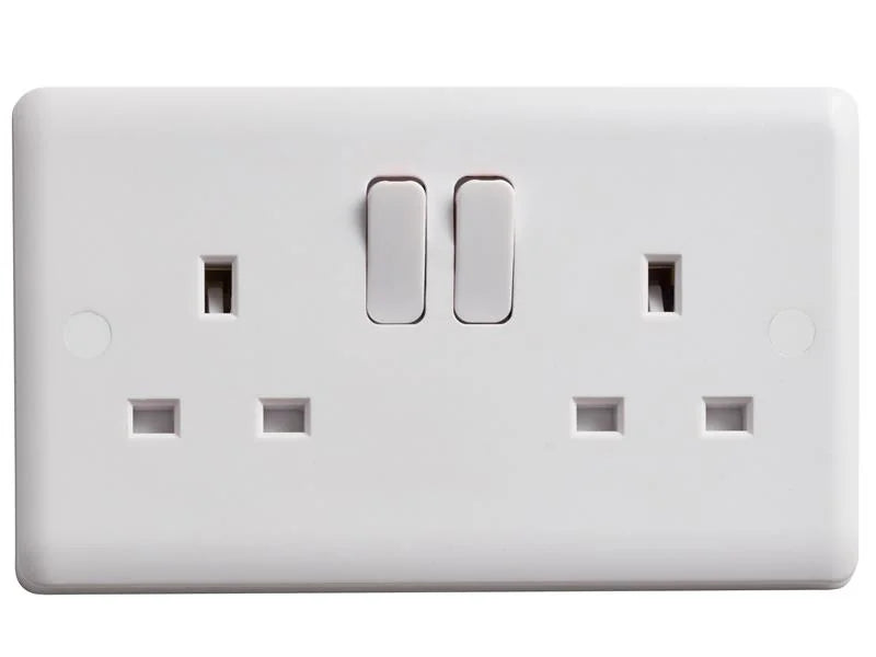 Deta Vimark Switched Socket 2-Gang 13A - VC1209S