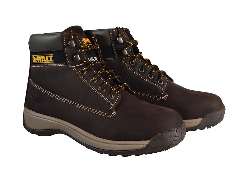 DEWALT Power Tools Apprentice Hiker Nubuck Boots Brown UK 10 EUR 45