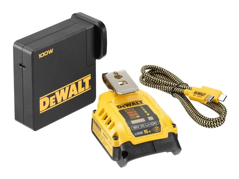 DEWALT Power Tools DCB094 K USB Power Delivery Charging Kit - DCB094K-GB