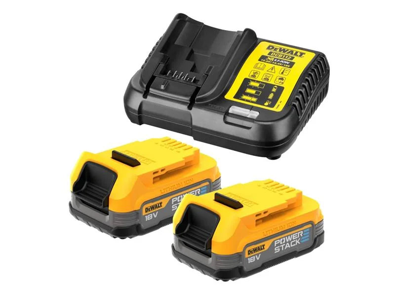 DEWALT Power Tools DCB1102 E2 XR POWERSTACK™ Starter Kit 18V - DCB1102E2-GB