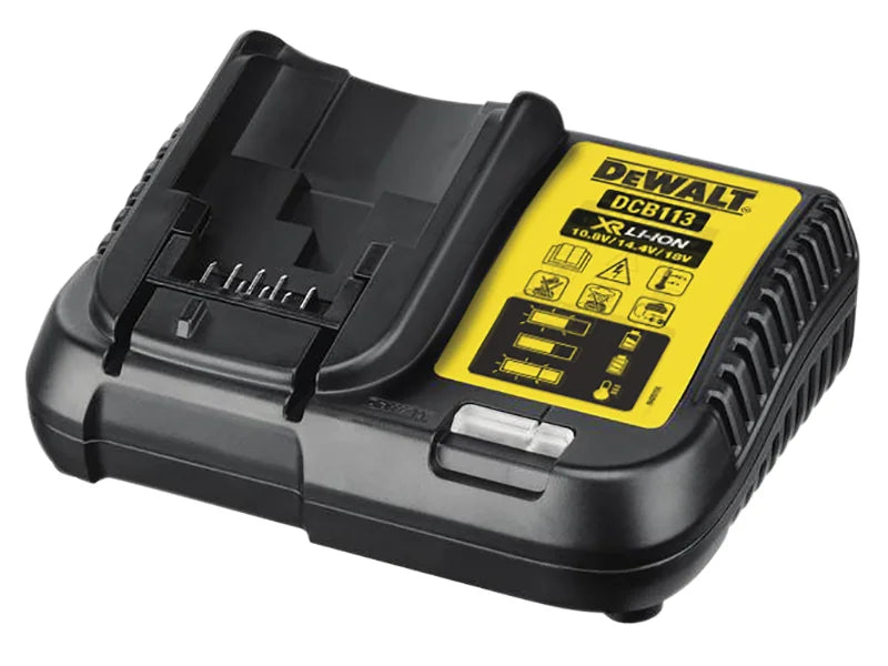 DEWALT Power Tools DCB113 XR Multi-Voltage Charger 10.8-18V Li-ion - DCB113-GB