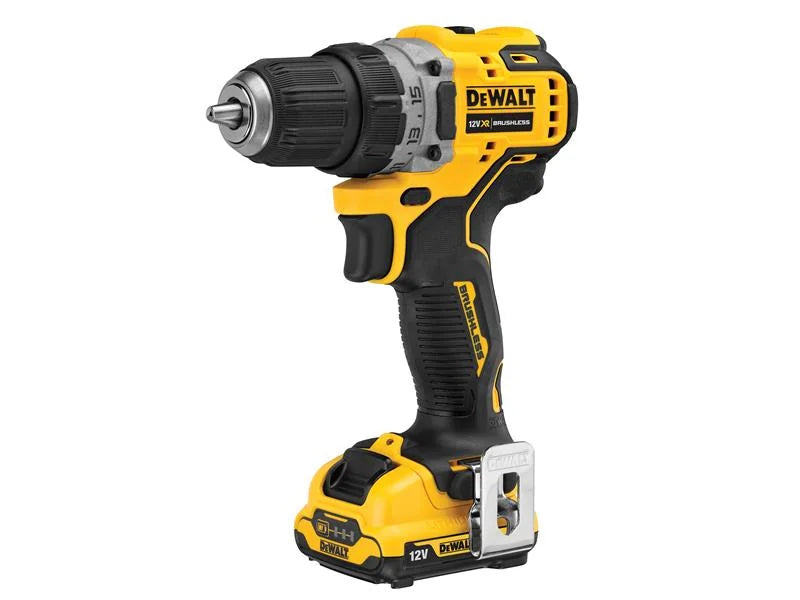 DEWALT Power Tools DCD701D2 XR Brushless Sub-Compact Drill Driver 12V 2 x 2.0Ah