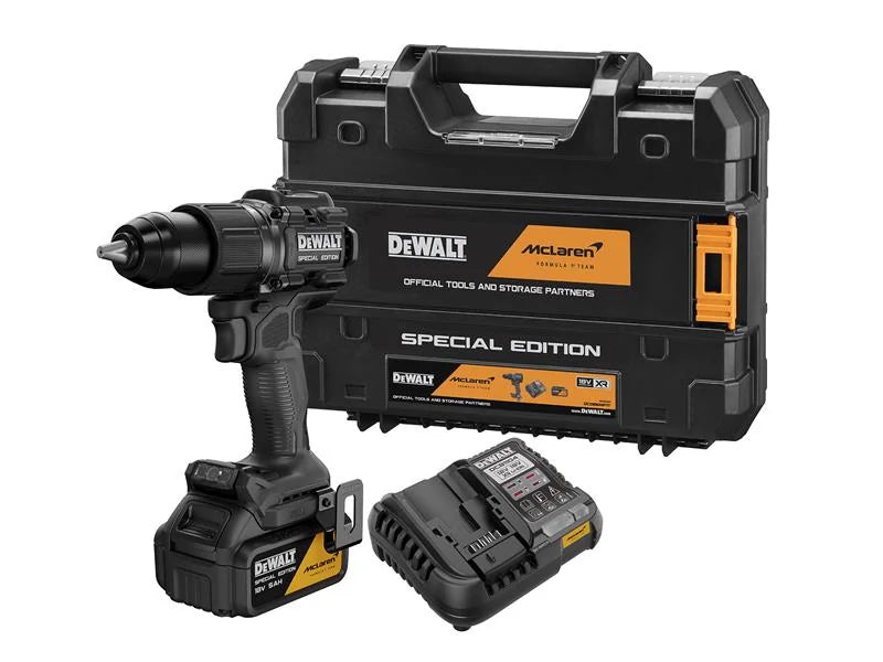 DEWALT Power Tools DCD86MP1T McLaren F1 Combi Drill 18V 1 x 5.0Ah Li-ion