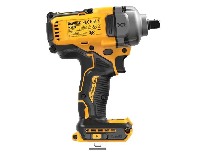 DEWALT Power Tools DCF892N XR BL High Torque 1/2in Impact Wrench 18V Bare Unit