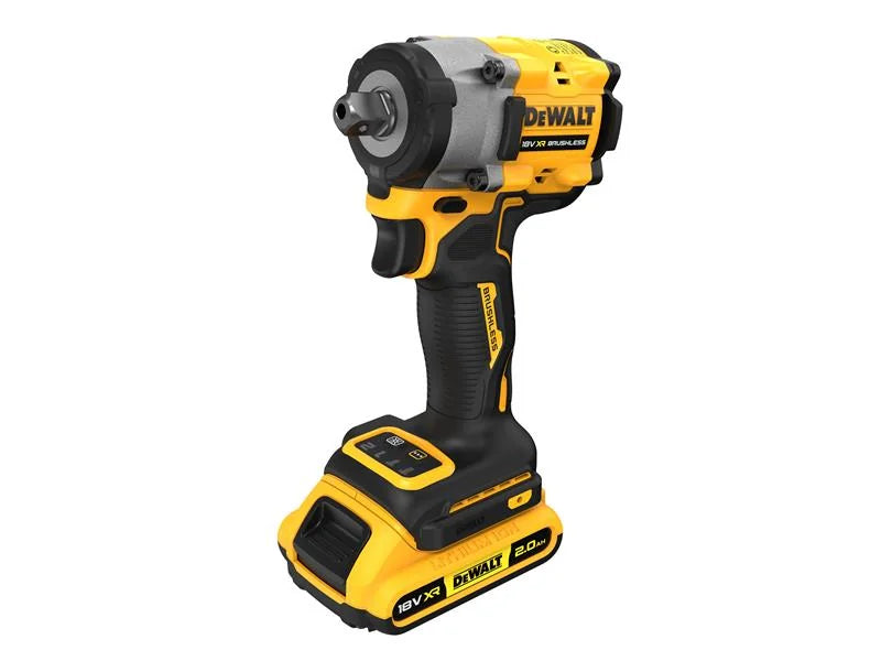 DEWALT Power Tools DCF922D2T XR BL 1/2in Impact Wrench 18V 2 x 2.0Ah Li-ion