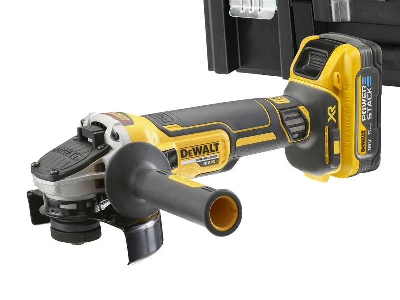 DEWALT Power Tools DCG409H2T XR Advantage Grinder 125mm 18V 2 x POWERSTACK™