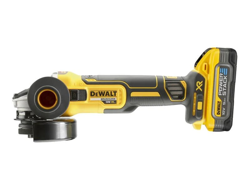 DEWALT Power Tools DCG409H2T XR Advantage Grinder 125mm 18V 2 x POWERSTACK™