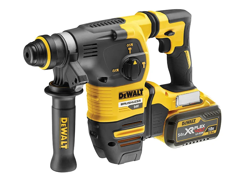 DEWALT Power Tools DCH333X2 XR FlexVolt Brushless SDS Plus Hammer 54V 2 x 3.0Ah