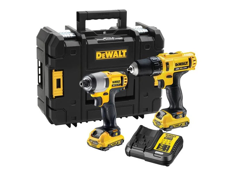 DEWALT Power Tools DCK218D2T XR Twin Pack 12V 2 x 2.0Ah Li-ion - DCK218D2T-GB