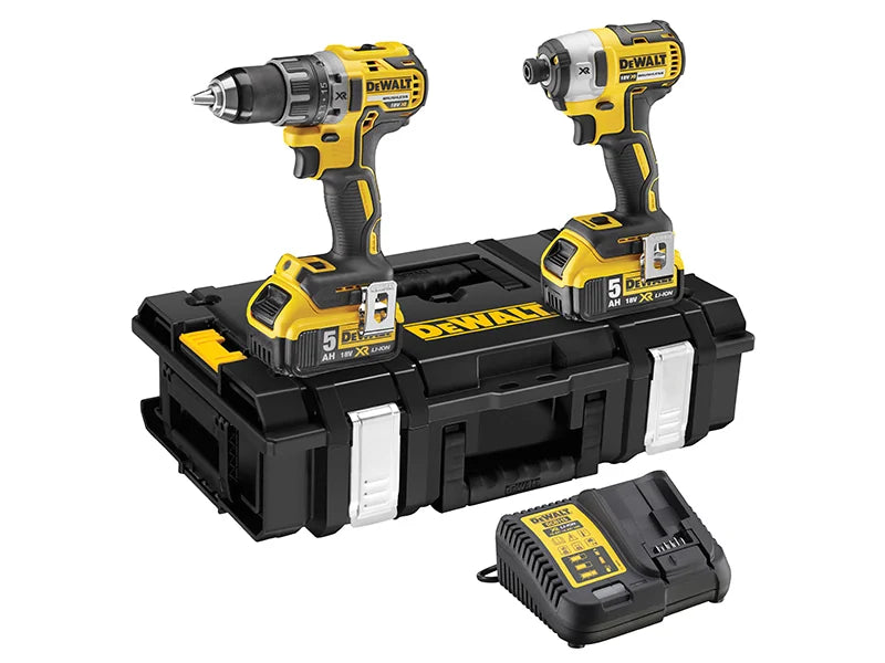 DEWALT Power Tools DCK266P2 XR Brushless Twin Pack 18V 2 x 5.0Ah Li-ion