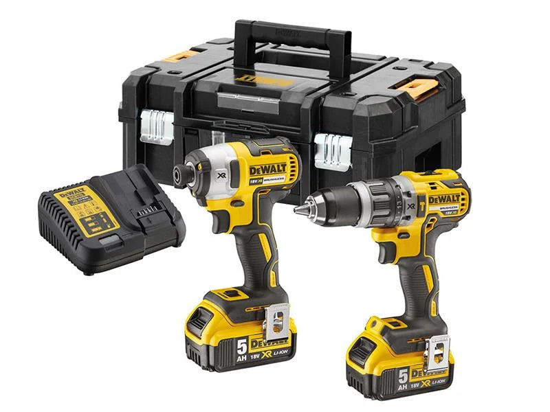 DEWALT Power Tools DCK266P2T XR Brushless Twin Pack 18V 2 x 5.0Ah Li-ion