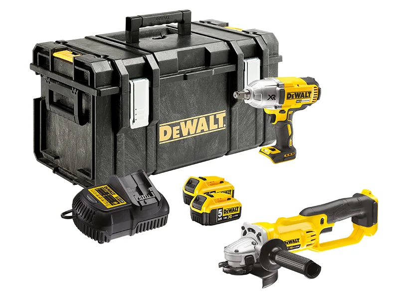 DEWALT Power Tools DCK269P2 XR Brushless Twin Pack 18V 2 x 5.0Ah Li-ion