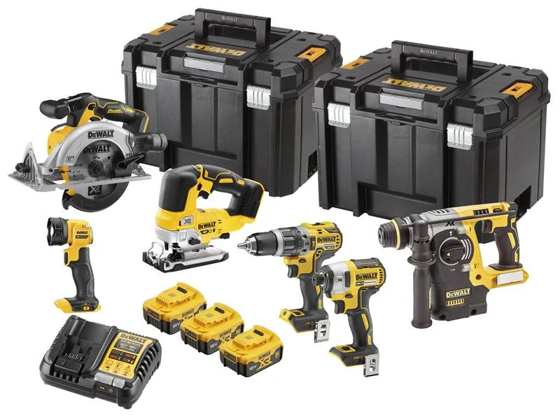 DEWALT Power Tools DCK690P3T XR Brushless 6 Piece Kit 18V 3 x 5.0Ah Li-ion