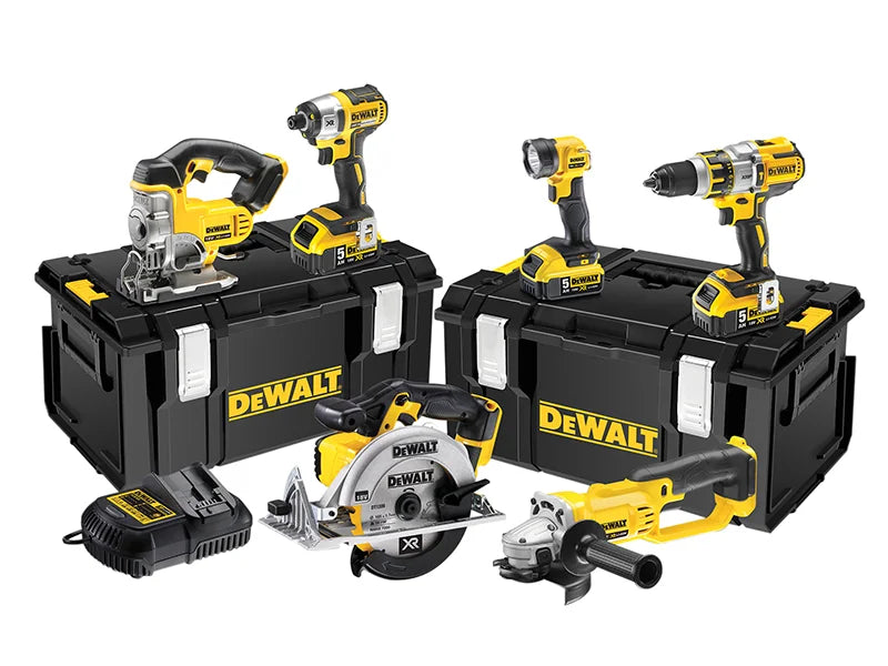 DEWALT Power Tools DCK694P3 Brushless 3 Speed 6 Piece Kit 18V 3 x 5.0Ah Li-ion