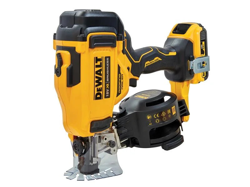 DEWALT Power Tools DCN45RND2 XR Brushless Roofing Coil Nailer 18V 2 x 2.0Ah