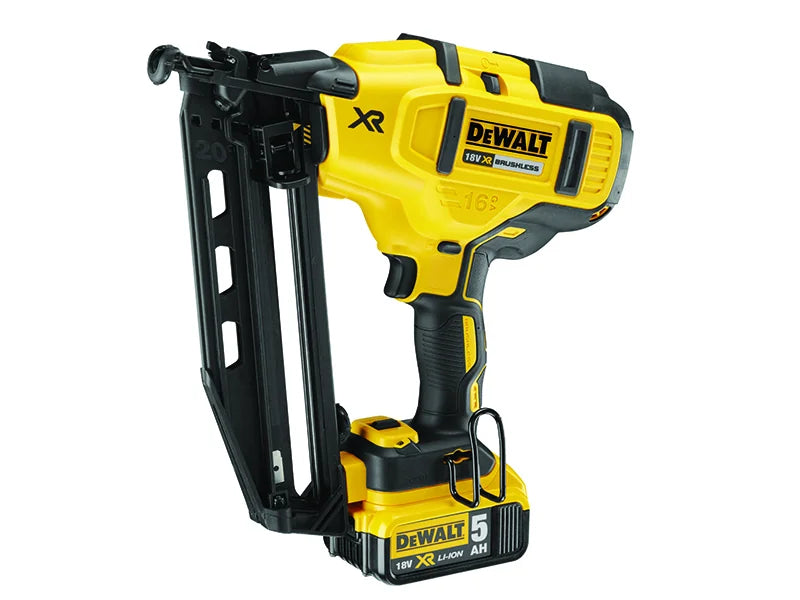 DEWALT Power Tools DCN660P2 Cordless XR Brushless Second Fix Nailer 18V 2 x