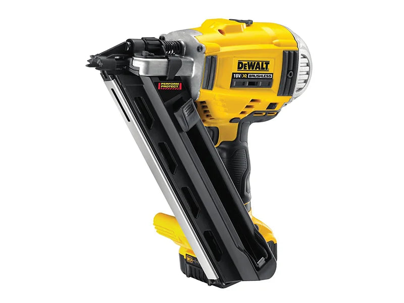 DEWALT Power Tools DCN692P2 Cordless XR 2-Speed First Fix Nailer 90mm 18V 2 x