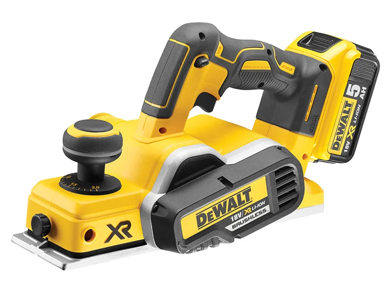 DEWALT Power Tools DCP580P2 XR Brushless Planer 18V 2 x 5.0Ah Li-ion