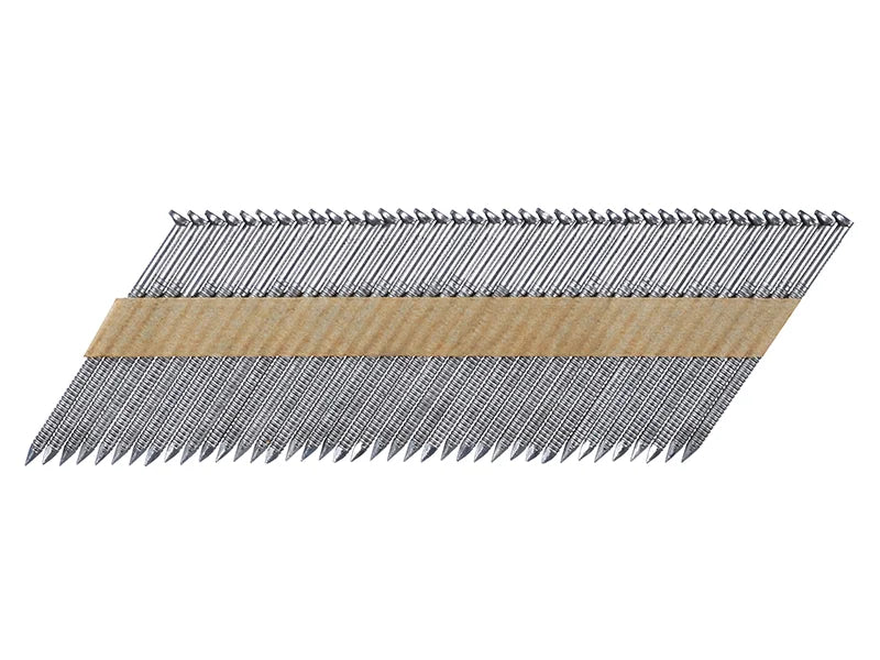 DEWALT Power Tools DNPT31R90 Galvanised 33° Angle Ring Shank Nails 3.1 x 90mm