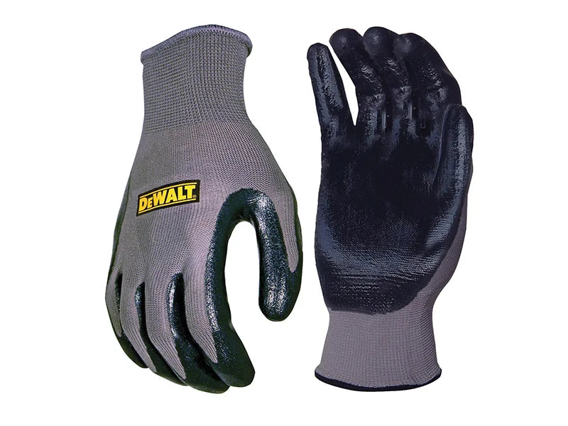 DEWALT Power Tools Nitrile Nylon Gloves - Large - DPG66L EU