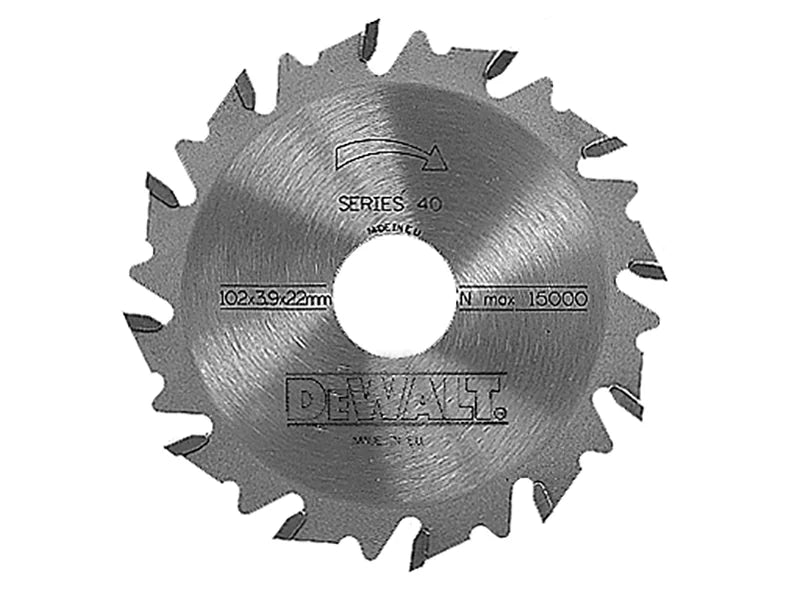 DEWALT Power Tools DT1306 Extreme Biscuit Jointer Blade 102 x 22 x 12 Tooth