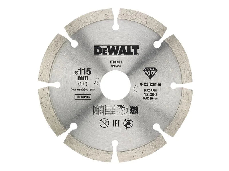 DEWALT Power Tools Dry Diamond Blade 115mm (2 Pack) - DT20455-QZ