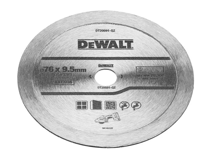 DEWALT Power Tools DT20591 Diamond Tile Blade 76mm - DT20591-QZ