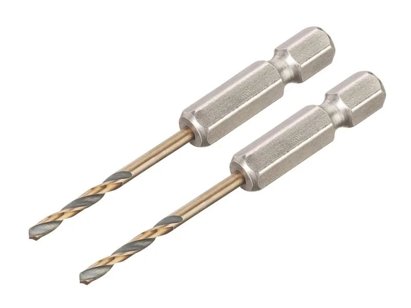 DEWALT Power Tools BLACK&GOLD Hex HSS-G Drill Bits (2) 2-3mm