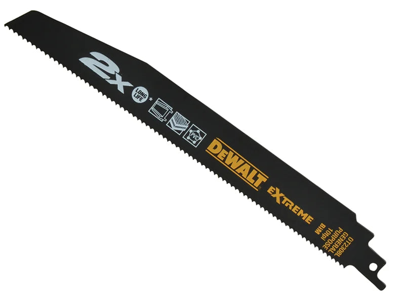 DEWALT Power Tools 2X Life General Purpose Reciprocating Blade x 10
