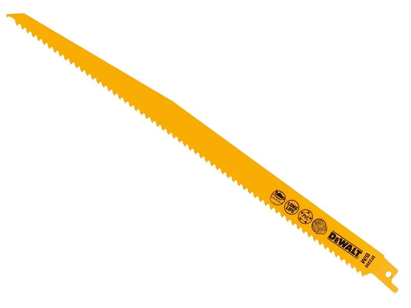 DEWALT Power Tools Bi-Metal Reciprocating Blade for Wood with