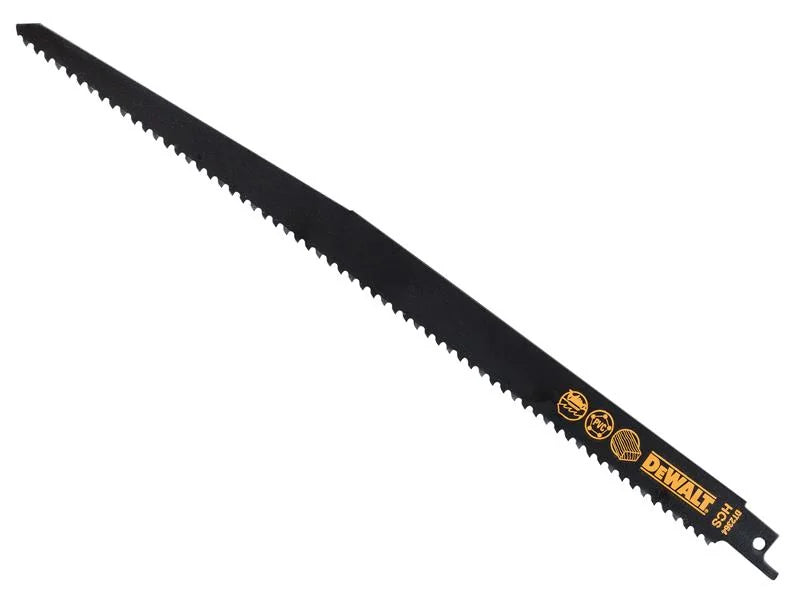 DEWALT Power Tools HCS Reciprocating Blade for Wood, Fast Cuts 152mm x 6 TPI