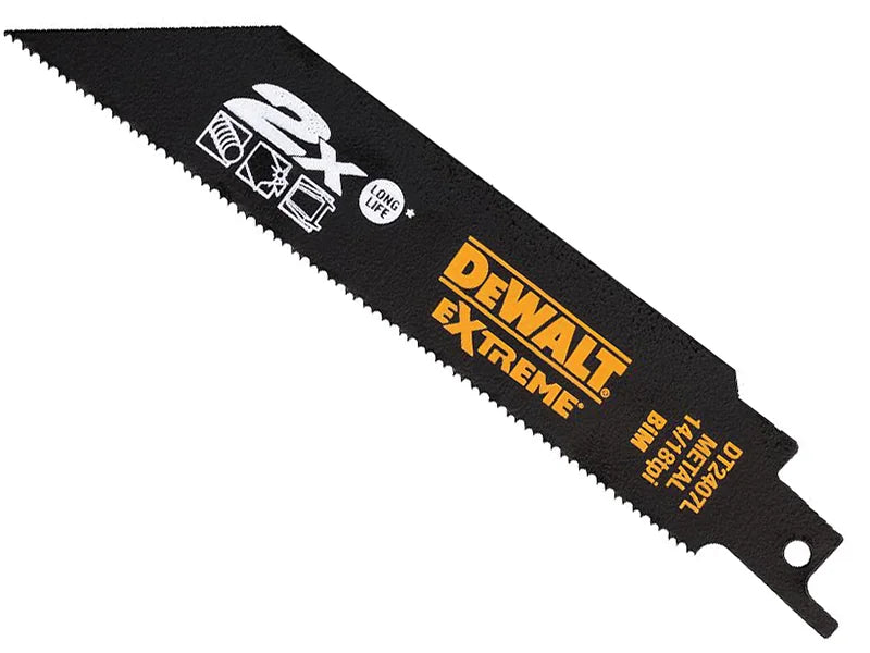 DEWALT Power Tools 2X Life Metal Reciprocating Blade x 14/18