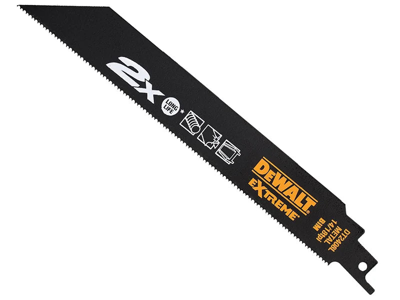 DEWALT Power Tools 2X Life Metal Reciprocating Blade x 14/18