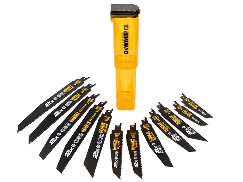 DEWALT Power Tools DT2441L 2X Life Reciprocating Saw Blade Set, 12 Piece