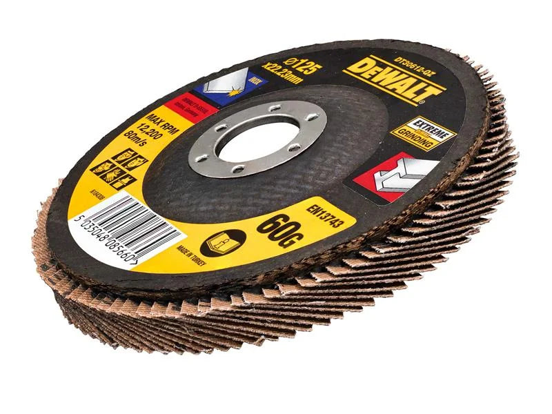DEWALT Power Tools DT30612 Extreme Metal Flap Disc 125 x 22.2mm x 60G