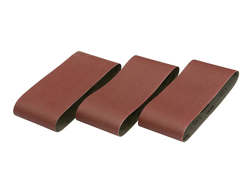 DEWALT Power Tools Sanding Belt 560 x 100mm 40G Pack of 3 - DT3312-QZ