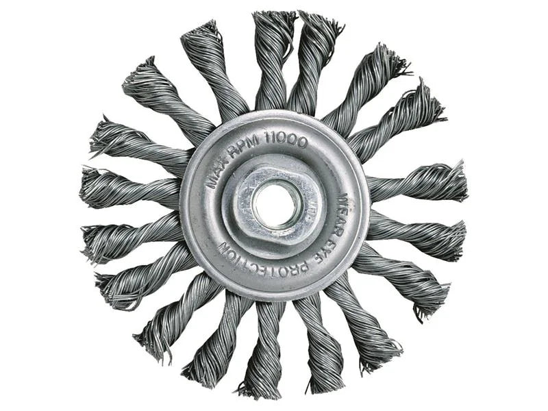 DEWALT Power Tools DT3502 Twist Knot Wire Wheel 115 x 22 x 22.23mm - DT3502-QZ