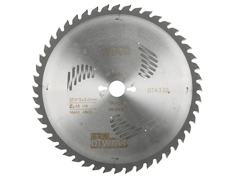 DEWALT Power Tools Series 60 Circular Saw Blade 315 x 30mm x 48T - DT4332-QZ