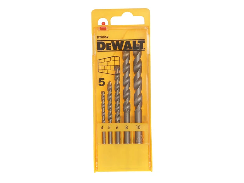 DEWALT Power Tools Masonry Drill Set. 5 Piece - DT6952-QZ