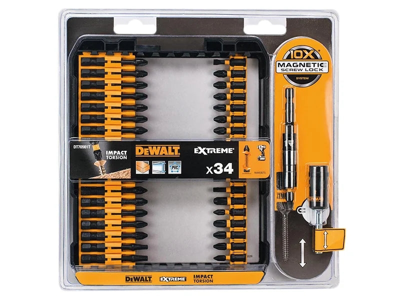 DEWALT Power Tools DT70561T Impact Torsion Set + 3in Holder, 34 Piece