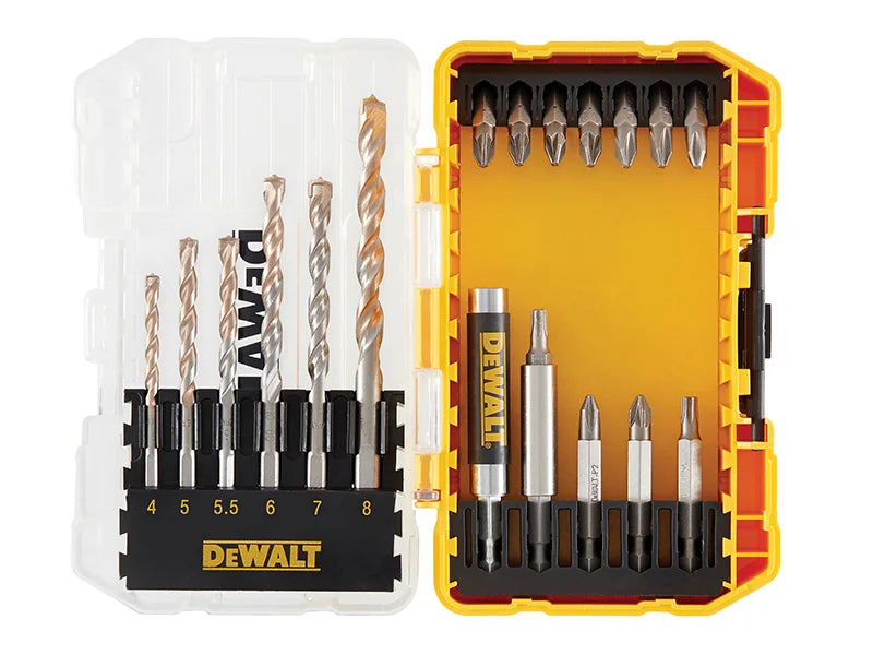 DEWALT Power Tools DT70712 Extreme Masonry Drill Drive Set, 19 Piece