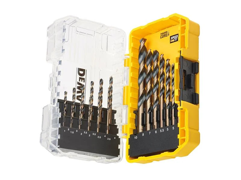 DEWALT Power Tools DT70728 BLACK&GOLD HSS Drill Set, 19 Piece - DT70728-QZ