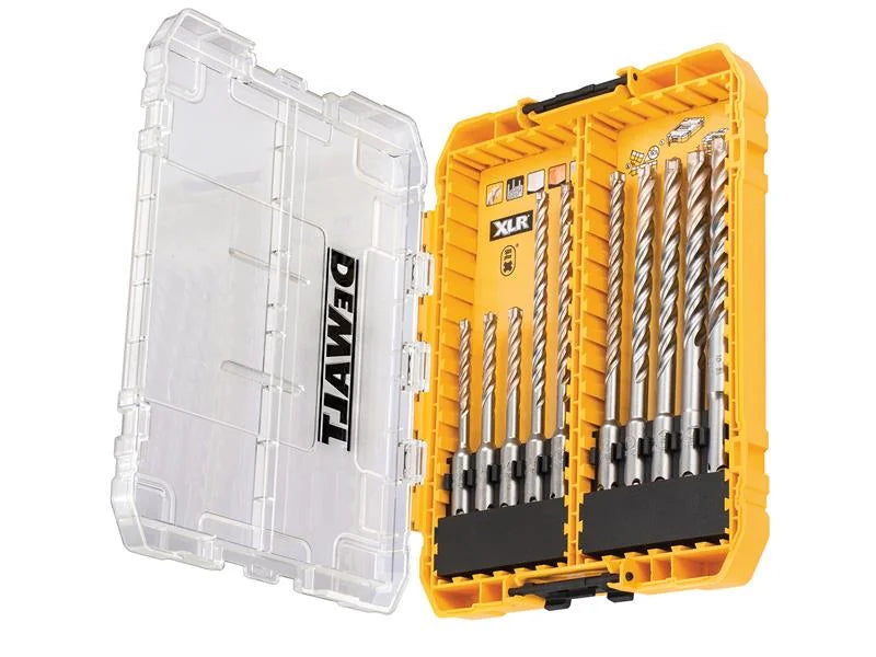 DEWALT Power Tools DT70752 SDS Plus XLR Full Head Carbide Drill Bit Set, 10