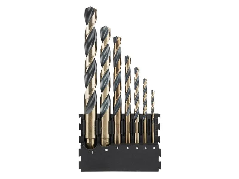 DEWALT Power Tools DT20620 BLACK&GOLD HSS Drill Set, 7 Piece - DT70829-QZ